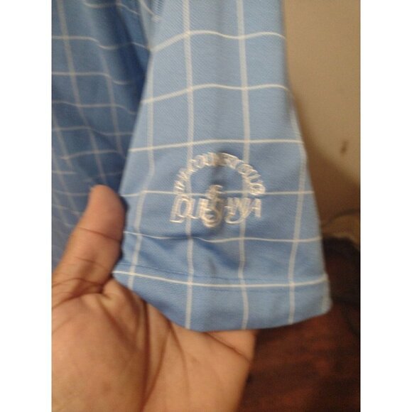 Men's Peter Millar Summer Comfort "The Country Club Of Louisiana" Shirt XL Blue - Picture 4 of 10